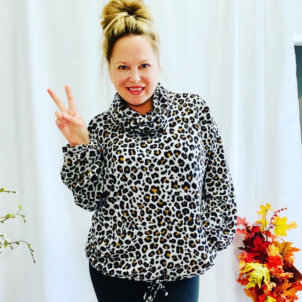 Pullover leopard